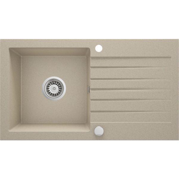 Deante ZQZ_7113 Zorba gránitmosogató 1m+cst 760x440mm homok   zqz-7113