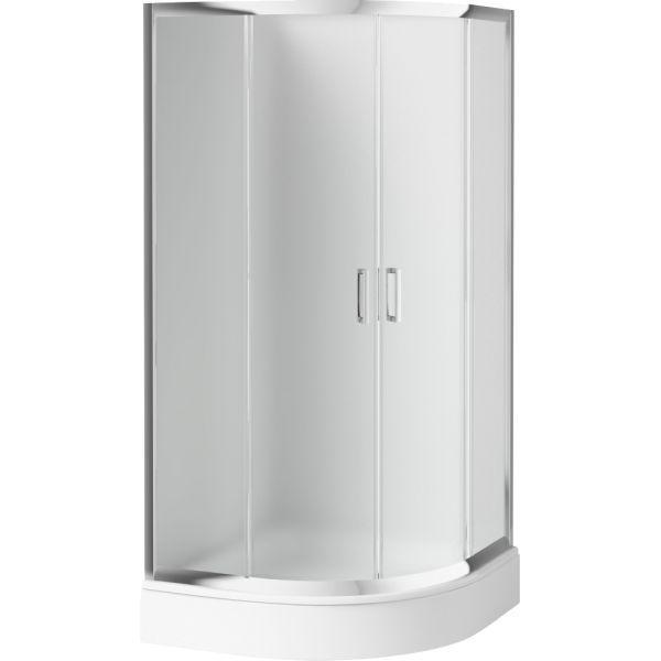 Deante zuhanykabin 90x90cm íves matt üveg-króm KYP_651K