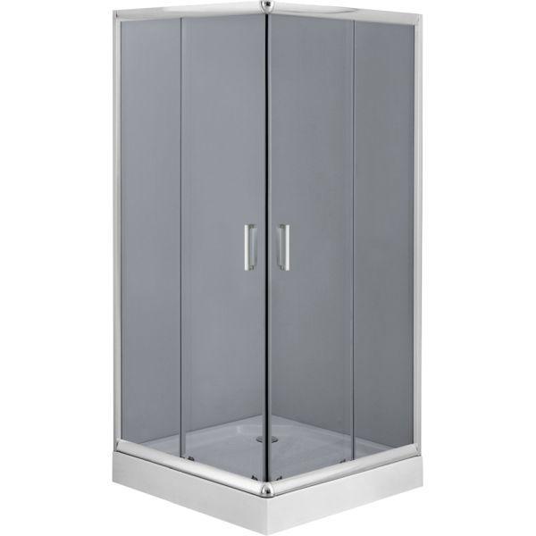 Deante zuhanykabin 80x80cm szögletes grafit-króm KYC_442K