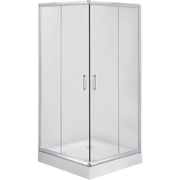 Deante zuhanykabin 90x90cm szögletes matt üveg-króm KYC_641K