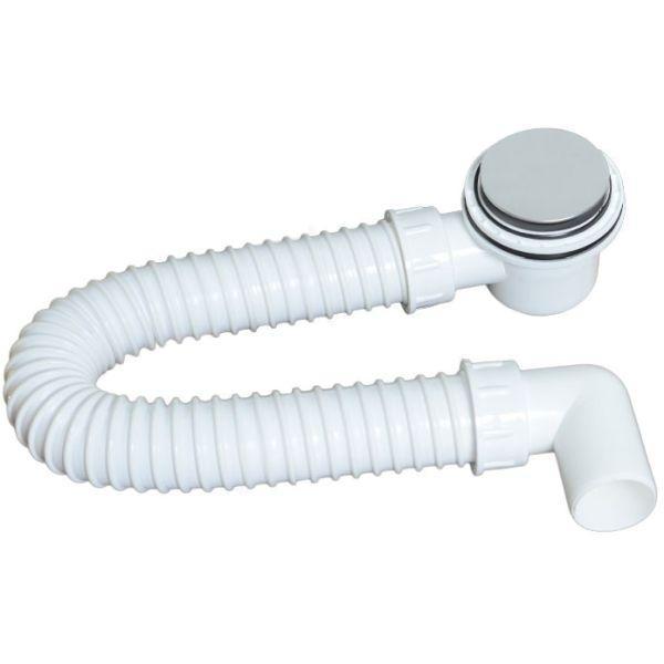 Texo Exclusive flexibilis zuhanytálca szifon 40mm inox leeresztővel S11455