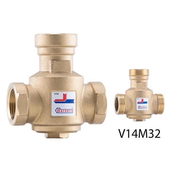 Barberi V14M3200B Visszatérő hőm. korlátozó 3 járatú keverőszelep 5/4