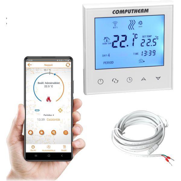 Computherm E280 wi-fi termosztát rad. és padlóf. rendszerhez