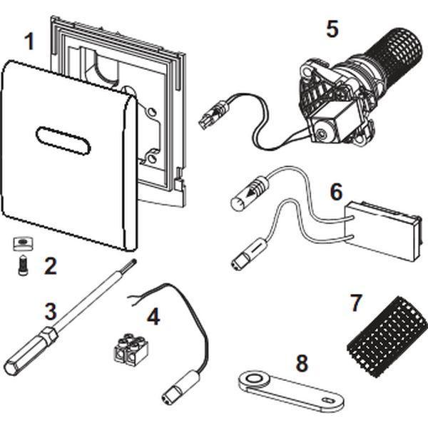 9820088 TECEplanus vizelde infra szenzor 12V