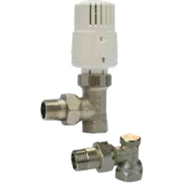 ECA 602120787-02 sarok radiátor szelep szett TRV4+GV3 1/2