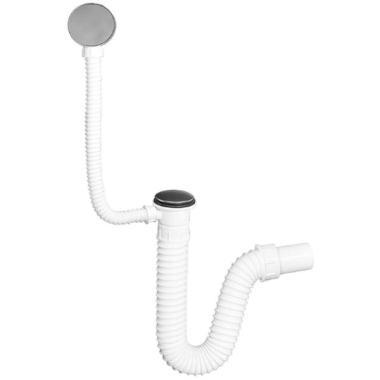 Texo Exclusive flexibilis kádszifon+túlf. 40mm fém leeresztővel S11423