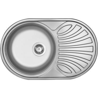 Deante ZEU_011B Twist mosogató 1m+cst kerekített 770x480mm