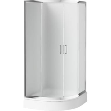 Deante zuhanykabin 80x80cm íves matt üveg-króm KYP_652K