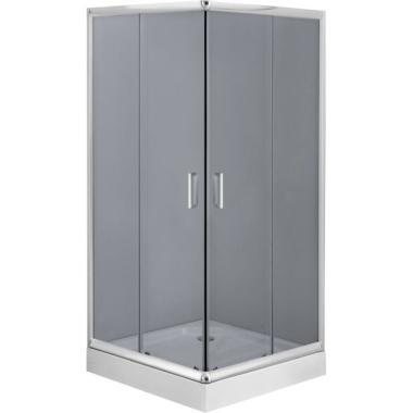 Deante zuhanykabin 80x80cm szögletes grafit-króm KYC_442K