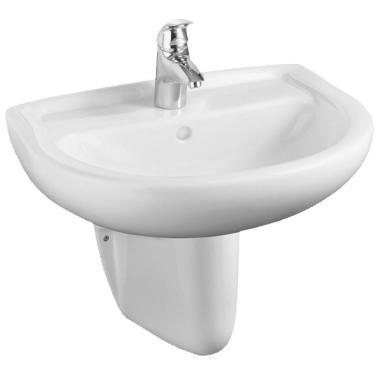 Alföldi 4191 60 01 Bázis mosdó 60 cm-es, 3 csaplyukkal, fúrt