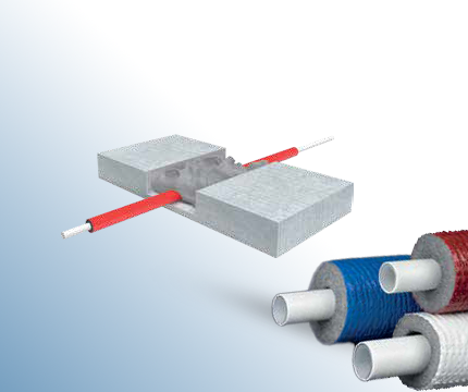K-FLEX SOLID PERT-AL-PERT PIROS előszigetelt ötrétegű cső 32x2 l=50 méterben